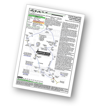 Map with easy-to-follow route details for walk l114 Paddy's Pole (Fair Snape Fell) and Fiendsdale Head from nr Chipping pdf