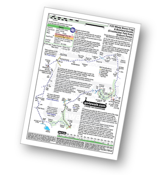 Map with easy-to-follow route details for walk l125 Whelp Stone Crag and Crutchenber Fell (Bowland Knotts) from Gisburn Forest pdf