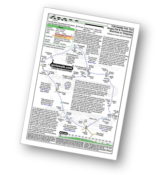 Walk route map with easy-to-follow route instructions for walk l129 Saddle Fell, Paddy's Pole (Fair Snape Fell) and Fiendsdale Head from nr Chipping pdf