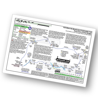 Walk route map with easy-to-follow route instructions for walk l155 White Hill (Forest of Bowland) and Crutchenber Fell (Bowland Knotts) from Cross of Greet Bridge pdf