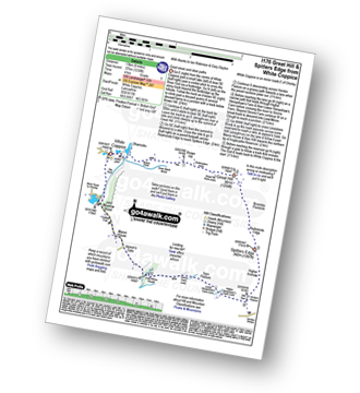 Walk route map with easy-to-follow route instructions for walk l176 Great Hill from White Coppice pdf