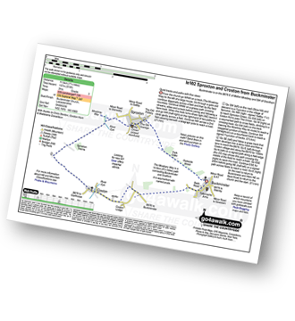 Walk route map with easy-to-follow route instructions for walk le102 Sproxton and Coston from Buckminster pdf