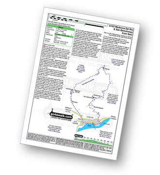 Map with easy-to-follow route details for walk lo103 Madonna Del Rio and San Bartolomeo from Salo pdf