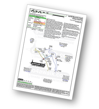 Map with easy-to-follow route details for walk mo103 Bryn Arw from Forest Coal Pit pdf