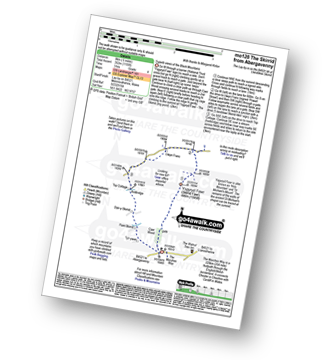 Walk route map with easy-to-follow route instructions for walk mo128 The Skirrid from Abergavenny pdf