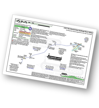 Walk route map with easy-to-follow route instructions for walk n101 The Cheviot from Harthope Burn Valley pdf