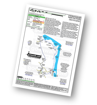 Map with easy-to-follow route details for walk n116 Dunstanburgh Castle from Craster pdf