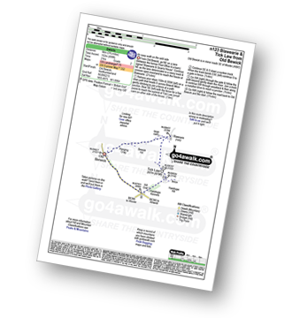 Walk route map with easy-to-follow route instructions for walk n123 Blawearie and Tick Law from Old Bewick pdf