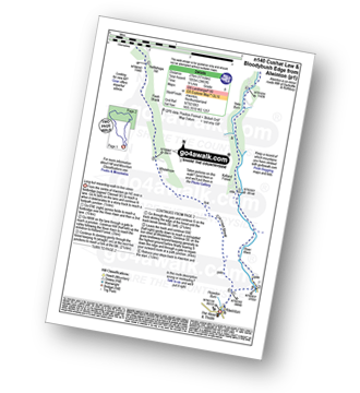 Walk route map with easy-to-follow route instructions for walk n140 Cushat Law and Bloodybush Edge from Alwinton pdf