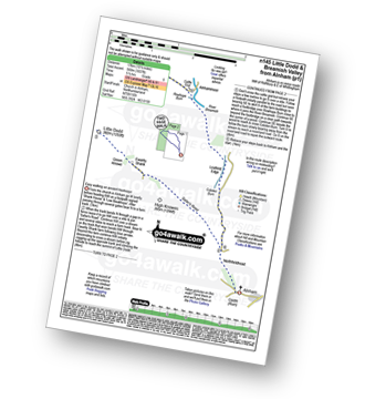 Walk route map with easy-to-follow route instructions for walk n145 Shill Moor and Breamish Valley from Alnham pdf