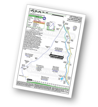 Walk route map with easy-to-follow route instructions for walk n151 Killhope Law and Carrshield Moor from Allenheads pdf