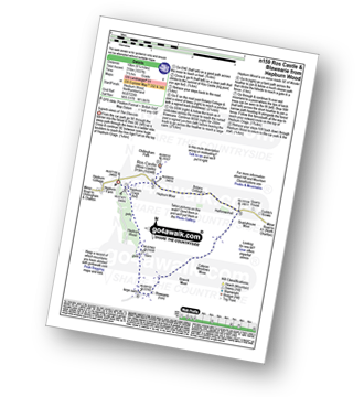 Walk route map with easy-to-follow route instructions for walk n159 Ros Castle (Ross Castle) from Hepburn Wood pdf