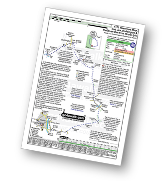 Walk route map with easy-to-follow route instructions for walk n170 Weetwood Moor, Dod Law, Doddington and The River Glen from Wooler pdf