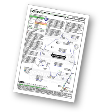 Walk route map with easy-to-follow route instructions for walk n178 Ceteran Hill and Bewick Moor from Eglingham pdf