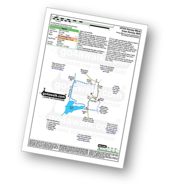 Map with easy-to-follow route details for walk nf104 Horsey Mere from Horsey pdf