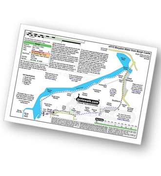 Walk route map with easy-to-follow route instructions for walk nf115 Breydon Water from Burgh Castle pdf