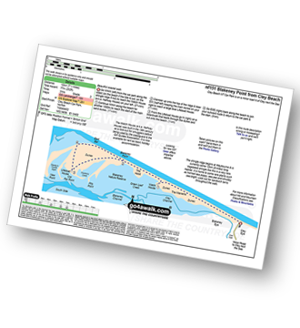 Walk route map with easy-to-follow route instructions for walk nf151 Blakeney Point from Cley Beach pdf