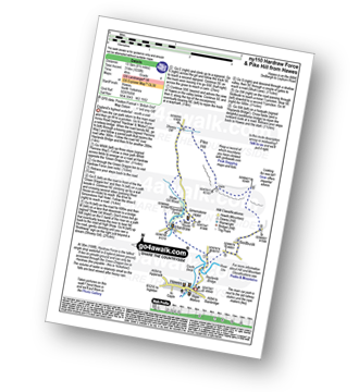 Walk route map with easy-to-follow route instructions for walk ny110 Hardraw Force and Pike Hill from Hawes pdf