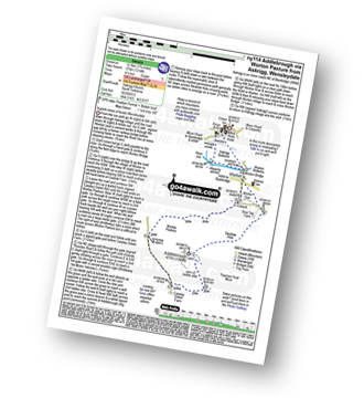 Map with easy-to-follow route details for walk ny114 Addlebrough via Worton Pasture from Askrigg, Wensleydale pdf