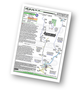 Map with easy-to-follow route details for walk ny116 Gragareth and Green Hill from Ingleton pdf