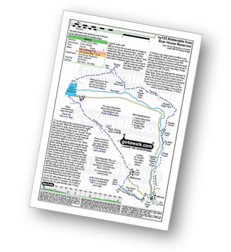 Walk route map with easy-to-follow route instructions for walk ny125 Nidderdale from Scar House Reservoir, Nidderdale pdf