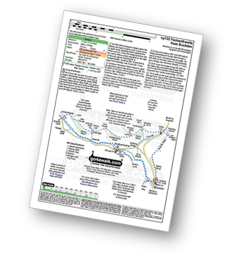 Map with easy-to-follow route details for walk ny133 Yockenthwaite from Buckden pdf