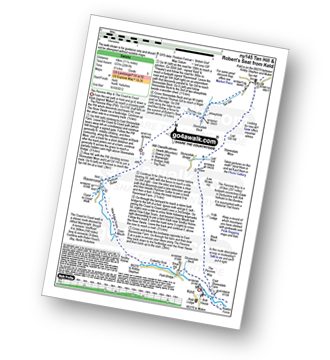 Map with easy-to-follow route details for walk ny145 Tan Hill and Robert's Seat from Keld pdf