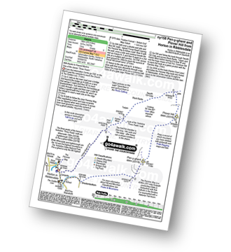 Walk route map with easy-to-follow route instructions for walk ny158 Pen-y-ghent and Plover Hill from Horton in Ribblesdale pdf