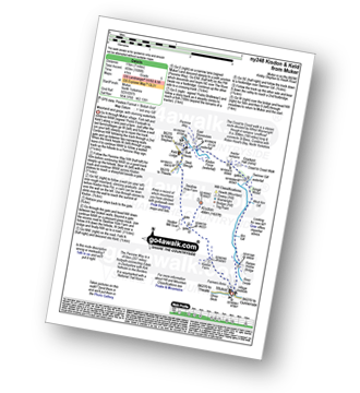 Walk route map with easy-to-follow route instructions for walk ny248 Kisdon and Keld from Muker pdf