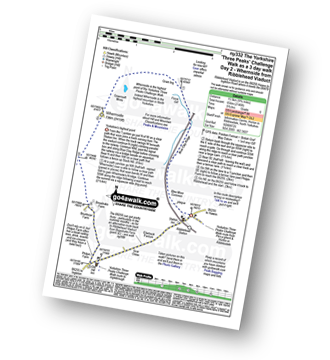 Walk route map with easy-to-follow route instructions for walk ny332 The Yorkshire Three Peaks Challenge as a 3 day walk - Day 2 from Ribblehead pdf