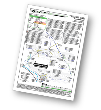 Map with easy-to-follow route details for walk ox126 Inotts Clump from Charlbury pdf