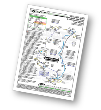 Map with easy-to-follow route details for walk ox137 Steeple Aston, Middle Aston, North Aston and The Oxford Canal from Lower Heyford pdf