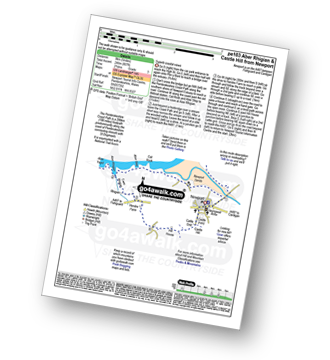 Map with easy-to-follow route details for walk pe103 Aber Rhigian and Castle Hill from Newport pdf