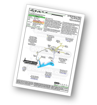 Map with easy-to-follow route details for walk pe109 St Non's Bay from St David's pdf