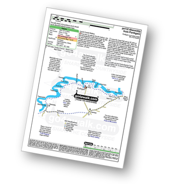 Map with easy-to-follow route details for walk pe132 Abereiddy from Porthgain pdf