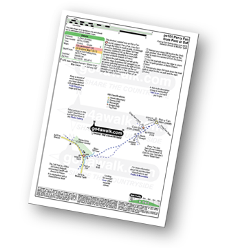 Walk route map with easy-to-follow route instructions for walk po101 Pen y Fan from Pont ar Daf pdf