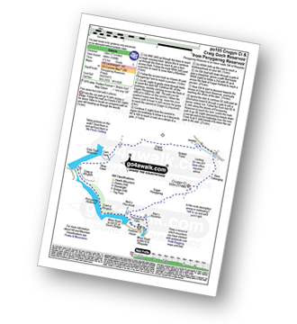 Map with easy-to-follow route details for walk po105 EsgairPenygarreg (Crugyn Ci) and Craig Goch Reservoir from Penygarreg Reservoir pdf