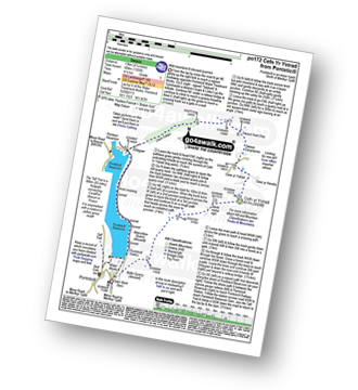 Map with easy-to-follow route details for walk po172 Cefn Yr Ystrad from Pontsticill pdf