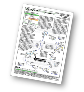 Walk route map with easy-to-follow route instructions for walk s107 Three Shires Head, Oliver Hill and Flash from Gradbach pdf