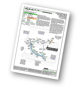 Walk route map with easy-to-follow route instructions for walk s110 Consall Forge and The Caldon Canal from Ipstones pdf