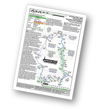 Walk route map with easy-to-follow route instructions for walk s111 Dove Dale, Ilam, Castern Hall and Stanshope from Milldale pdf