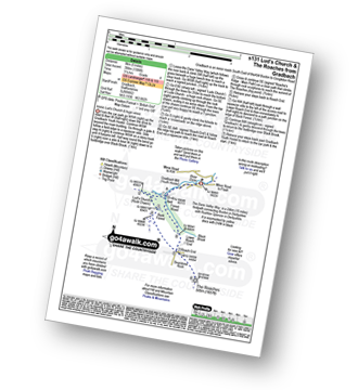 Walk route map with easy-to-follow route instructions for walk s131 Lud's Church and The Roaches from Gradbach pdf