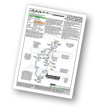 Map with easy-to-follow route details for walk s134 The Manifold Way, Wettonmill, Sugarloaf and Ecton Hill from Hulme End pdf