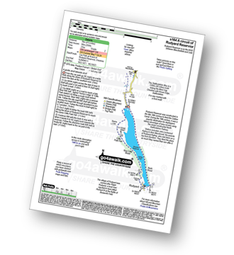 Map with easy-to-follow route details for walk s164 A circuit of Rudyard Reservoir pdf