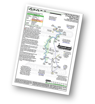 Walk route map with easy-to-follow route instructions for walk s168 The Manifold Way and Thorley Moor from Weag's Bridge pdf