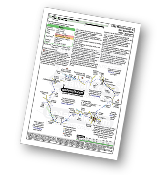 Map with easy-to-follow route details for walk s185 Hollinsclough and Earl Sterndale from Longnor pdf