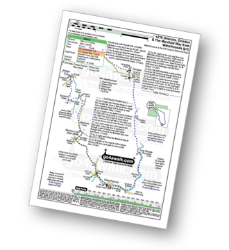 Map with easy-to-follow route details for walk s216 Onecote, Grindon and The Manifold Way from Waterhouses pdf