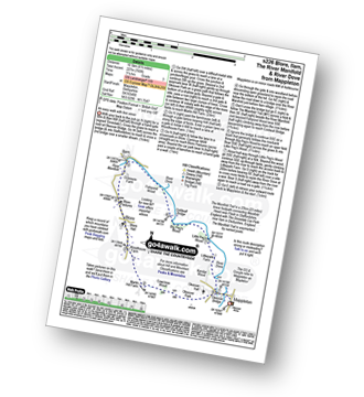 Map with easy-to-follow route details for walk s226 Blore, Ilam, The River Manifold and The River Dove from Mappleton (aka Mapleton) pdf