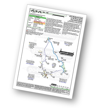 Walk route map with easy-to-follow route instructions for walk s231 Wolfscote Dale and The River Dove from Alstonefield pdf