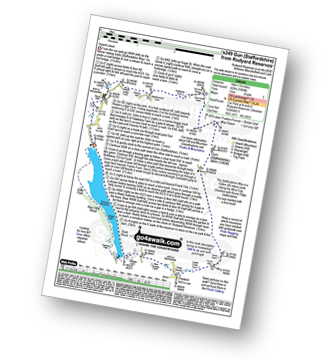 Walk route map with easy-to-follow route instructions for walk s249 Gun (Staffordshire) from Rudyard Reservoir pdf